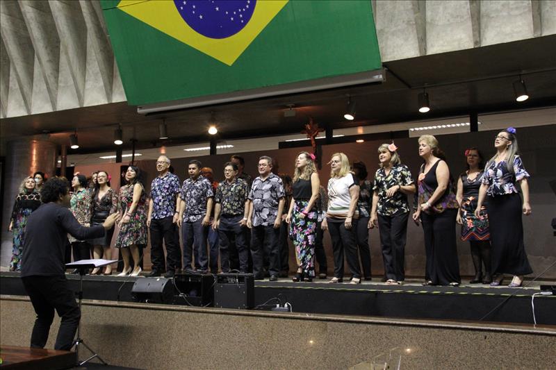 Apresentação do Coral TCM no Encontro de Corais (2019)